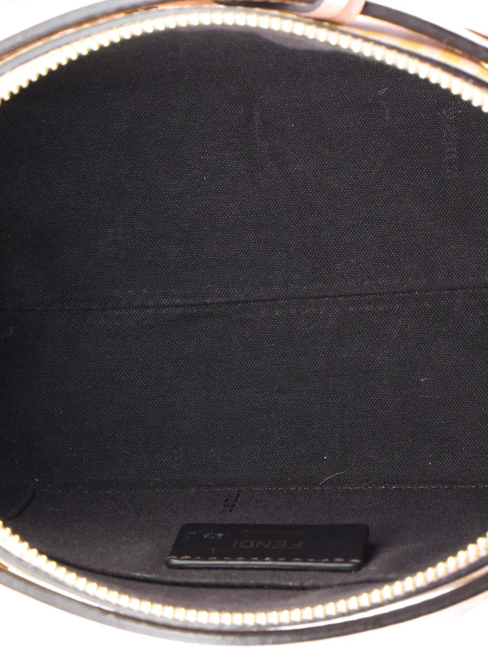 Pre-owned Fendi By The Way Printed Leather Mini Satchel In Multi