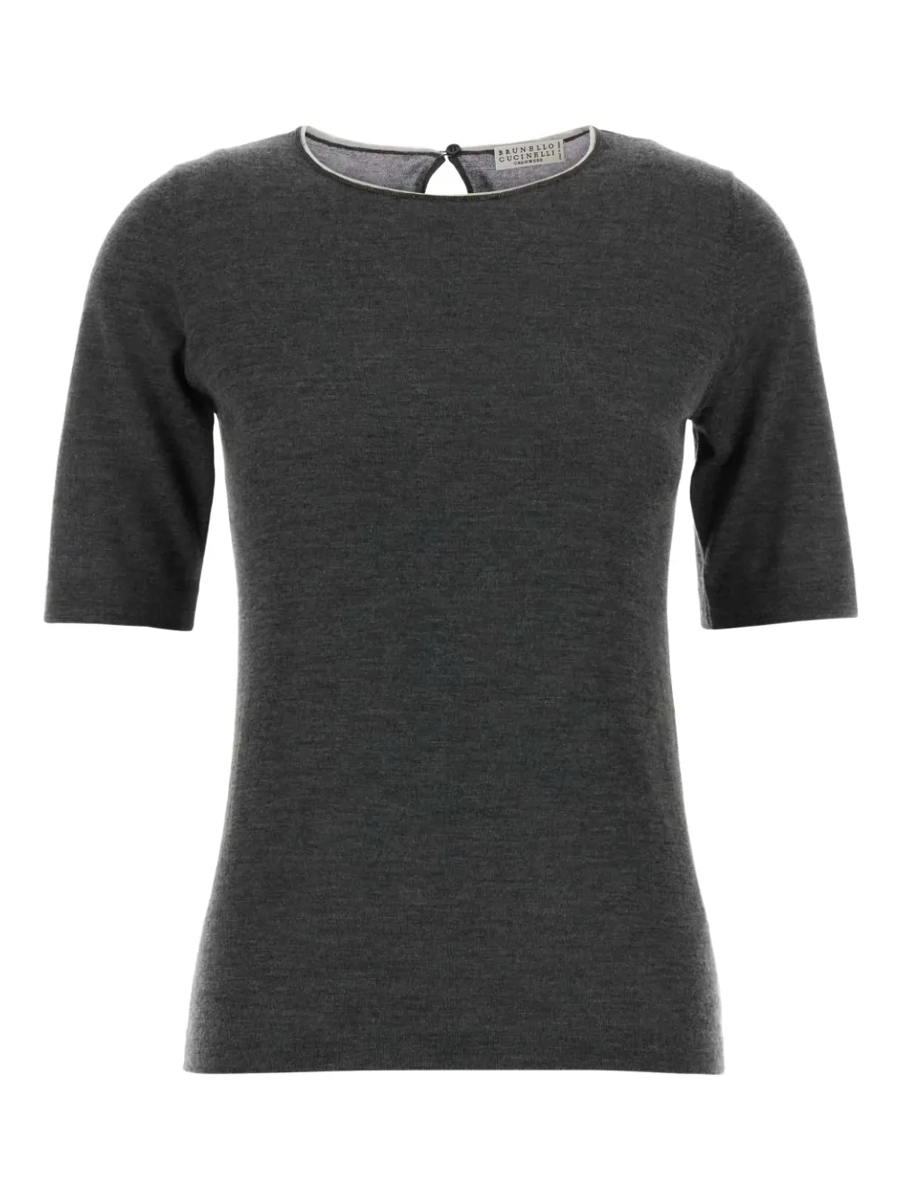 Brunello Cucinelli playera de cachemira | gris | Image 1
