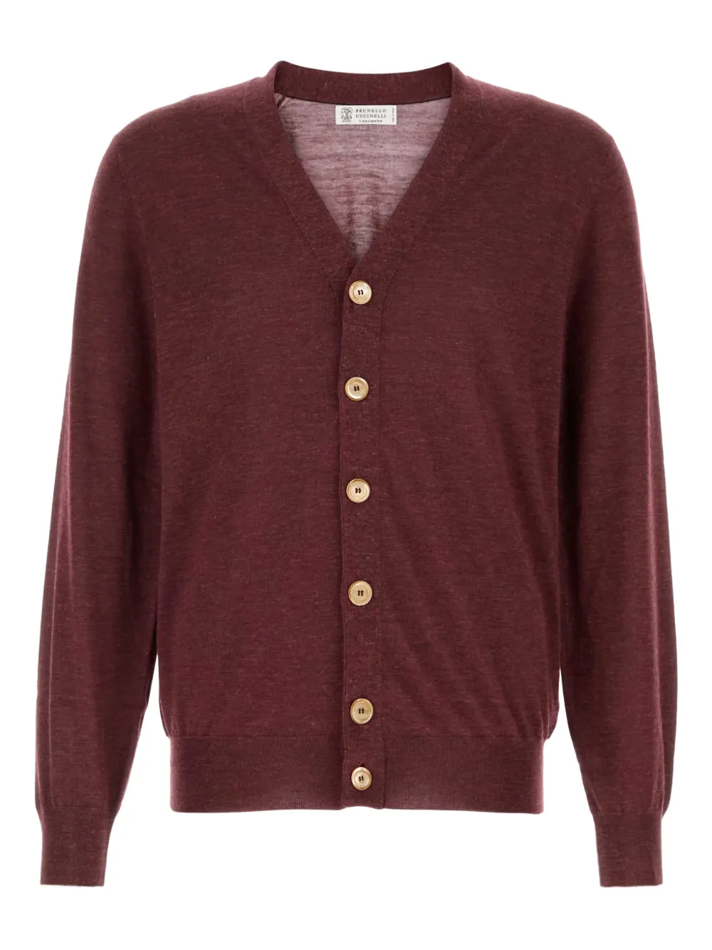 Brunello Cucinelli buttoned cardigan | Red | Image 1