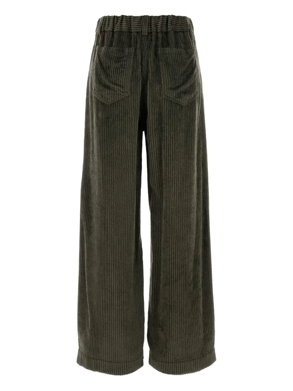 Brunello Cucinelli corduroy trousers - Groen
