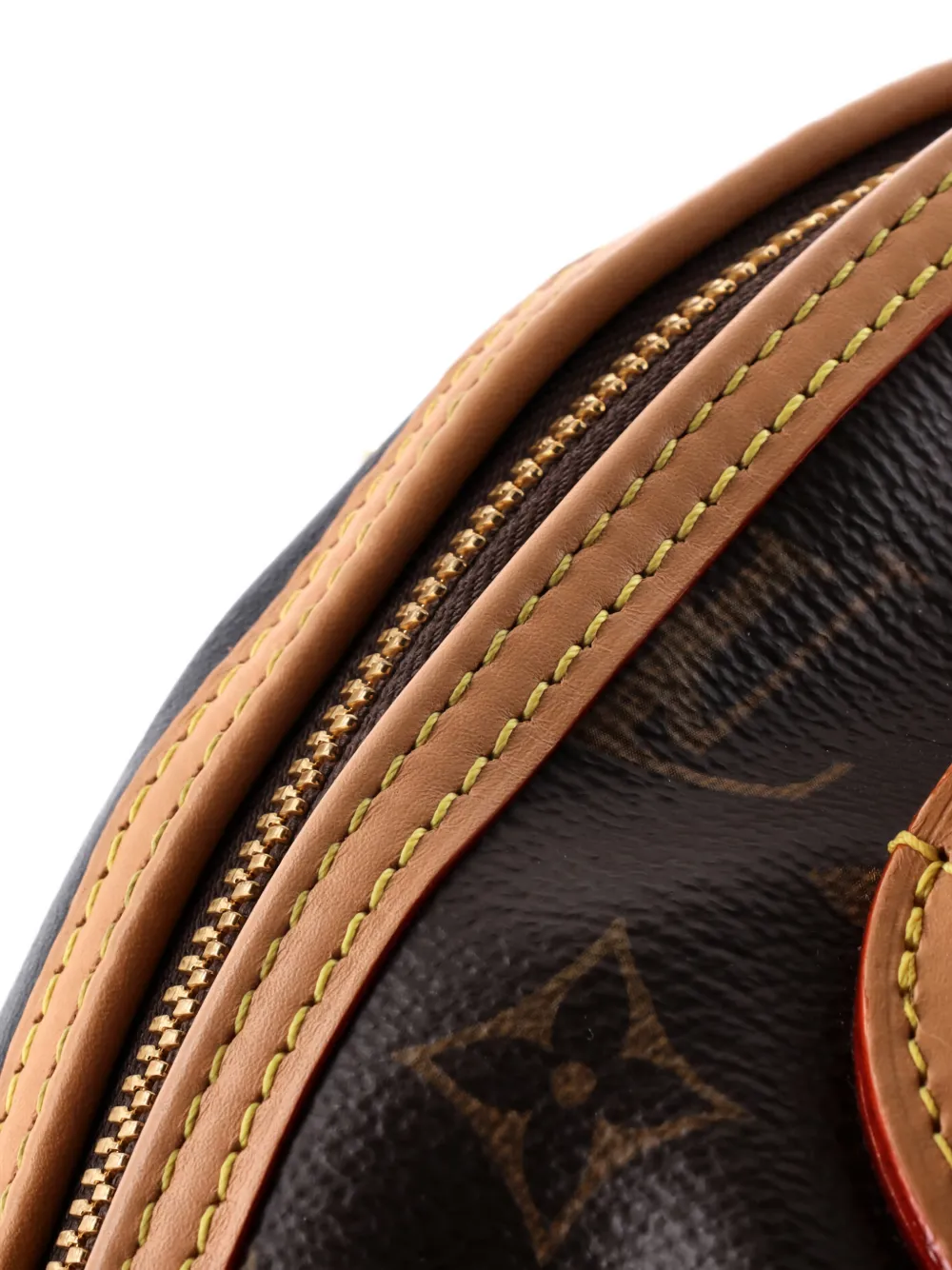 Egg Souple Bag Monogram Canvas And Leather Satchel