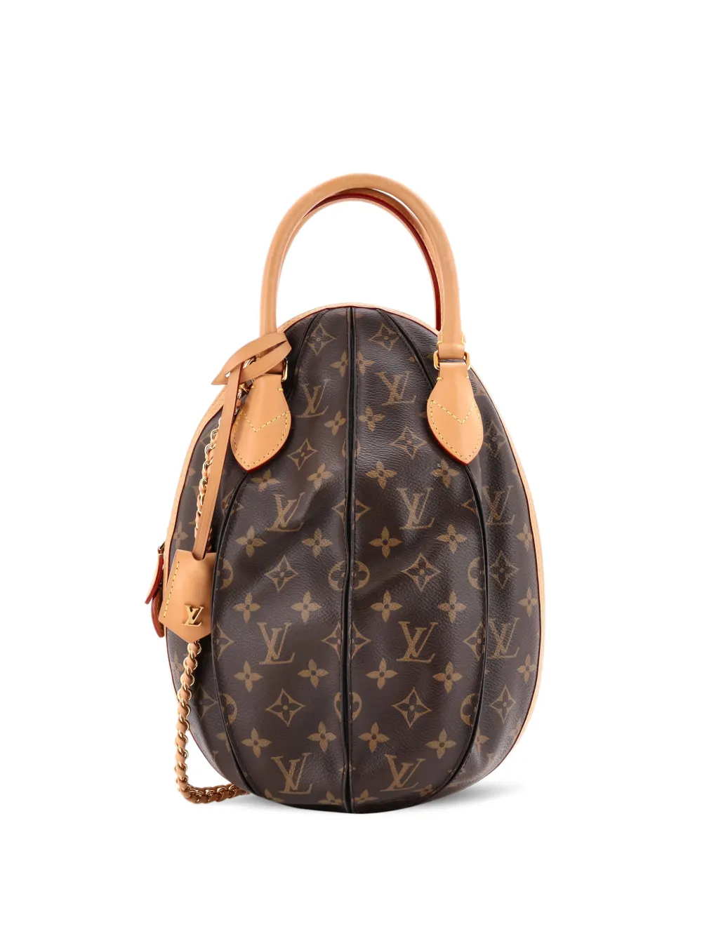 Louis Vuitton Pre-Owned Egg Souple Bag Monogram Canvas and Leather satchel - Nero