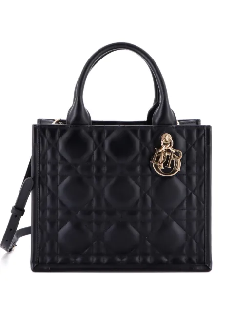 Christian Dior Pre-Owned Book with Strap Cannage Quilt Lambskin Small tote bag