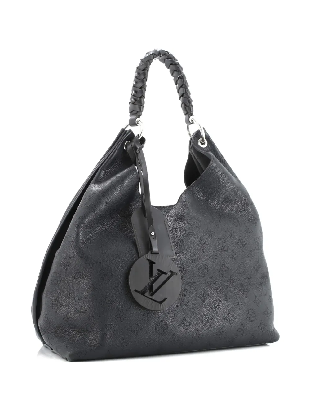 Louis Vuitton Pre-Owned Carmel Mahina Leather hobo bag - Nero