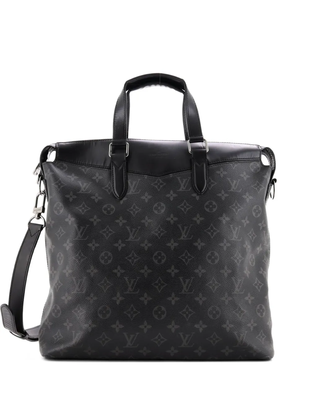 Louis Vuitton Pre-Owned Explorer Tote Monogram Eclipse Canvas satchel - Schwarz
