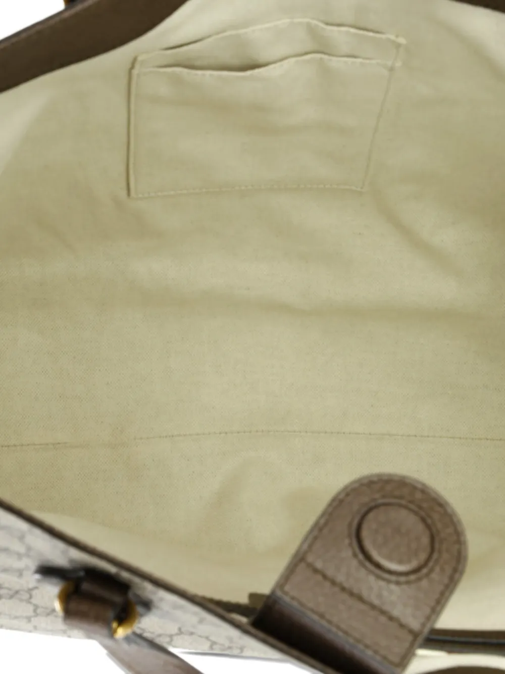 Pre-owned Gucci Courrier Convertible Soft Open Gg Coated Canvas With Applique Large Tote Bag In Brown