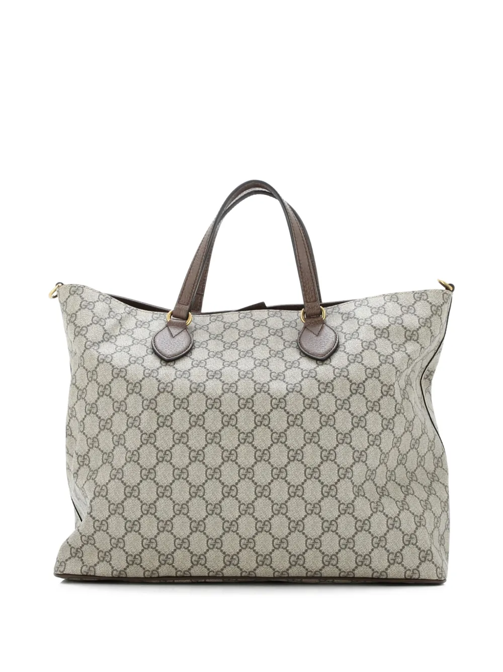 Gucci Pre-Owned Courrier Convertible Soft Open GG Coated Canvas with Applique Large tote bag | Estilos de archivo | Image 2