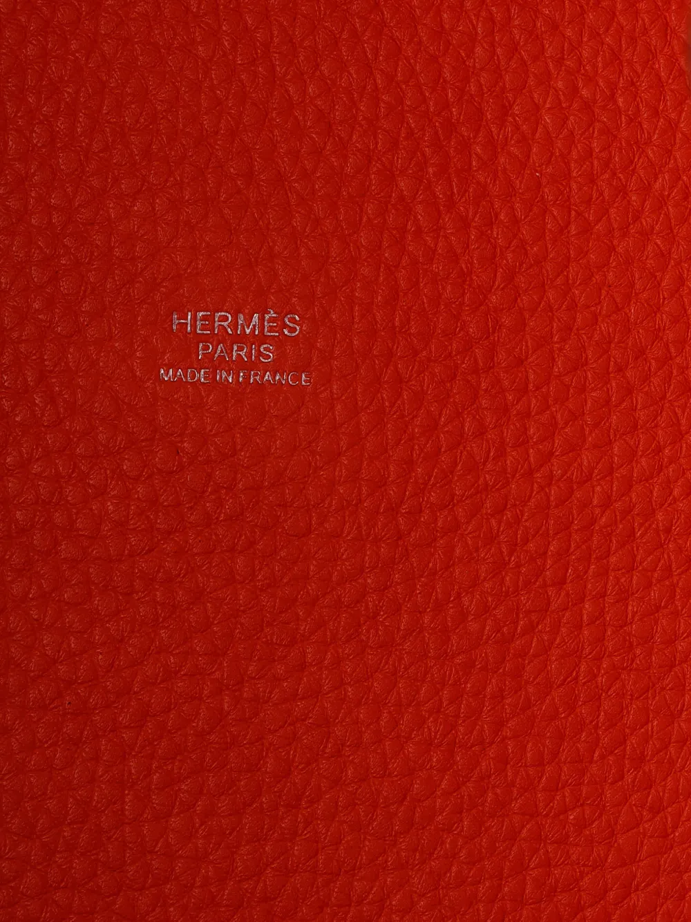 HERMES Pre-owned Picotin Lock Bag Clemence Mm Bucket Bag In Orange