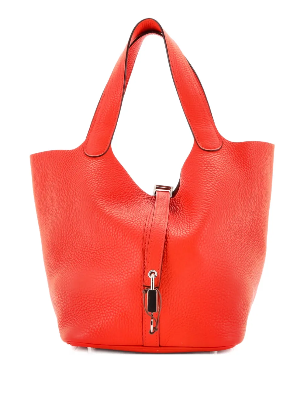 Hermès Pre-Owned Picotin Lock Bag Clemence MM bucket bag | Orange | Image 1