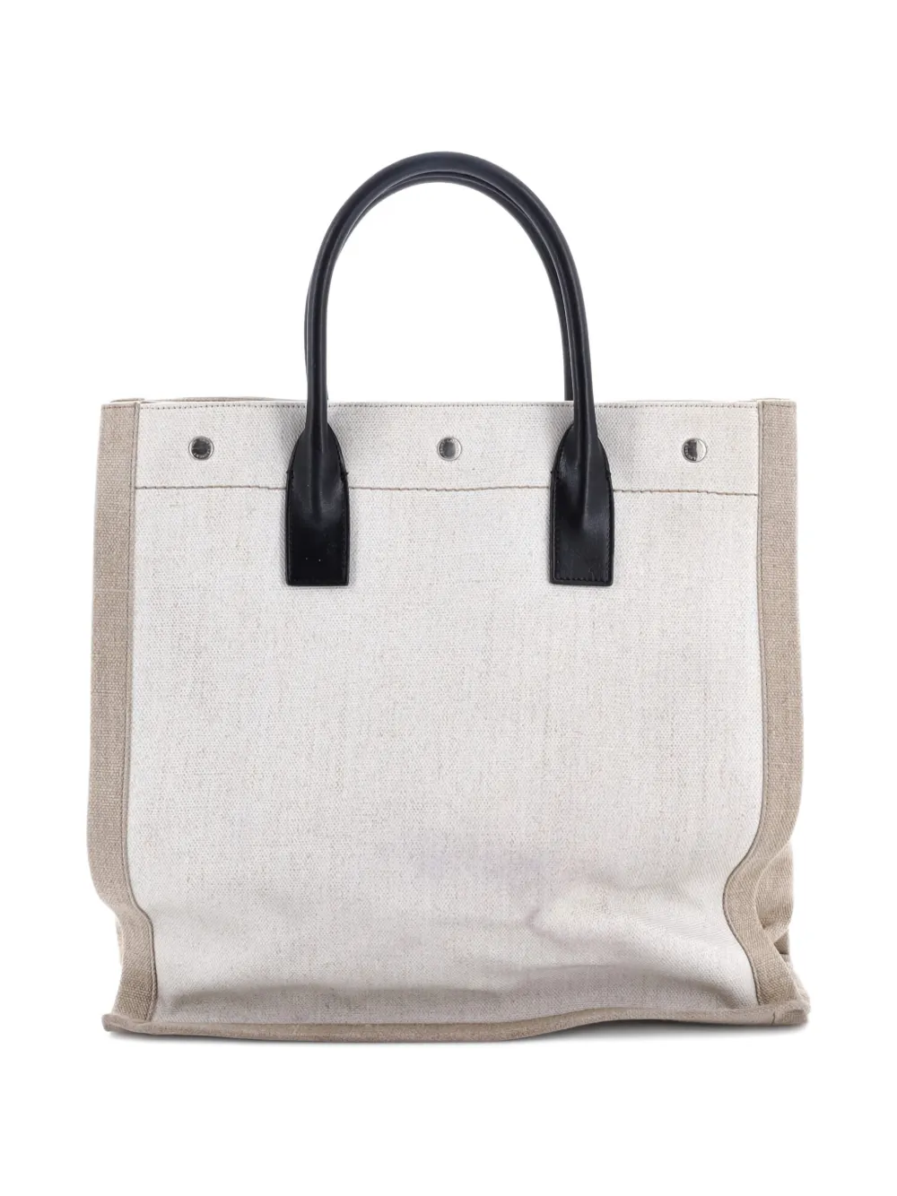 Saint Laurent Pre-Owned Rive Gauche Shopper Canvas Tall tote bag | Estilos de archivo | Image 2