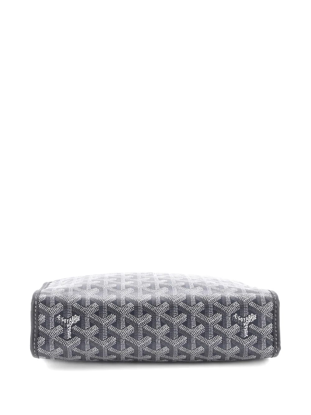 GOYARD Pre-owned Jouvence Toiletry Coated Canvas Gm Pouch In Gray