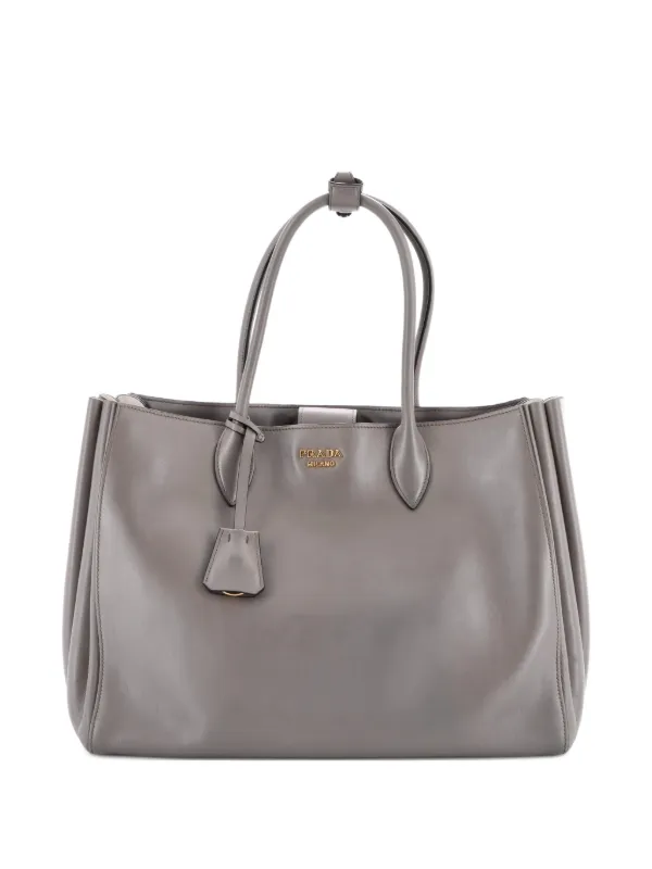 Prada Pre-Owned Soft Bibliotheque City Calfskin Large Tote Bag