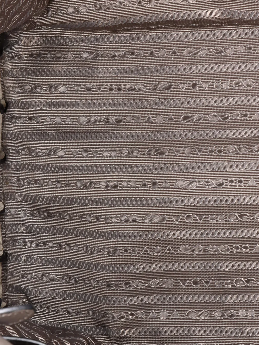 Pre-owned Prada Soft Bibliotheque City Calfskin Large Tote Bag In Neutral