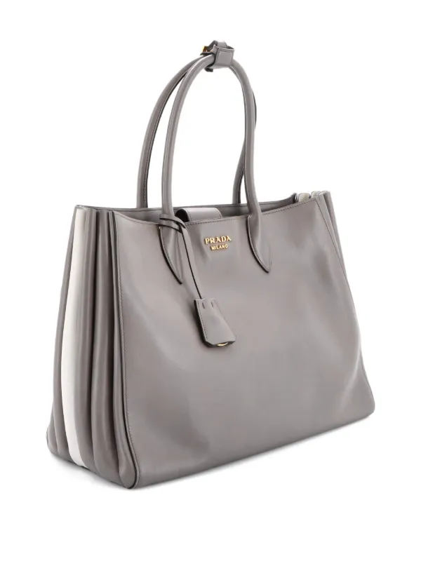 Prada Pre-Owned Soft Bibliotheque City Calfskin Large Tote Bag