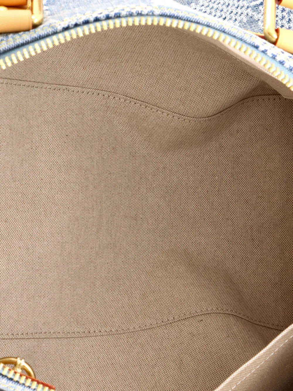 LOUIS VUITTON Pre-owned Speedy Bandouliere Bag Damier 3d Denim 40 Shoulder Bag In Blue