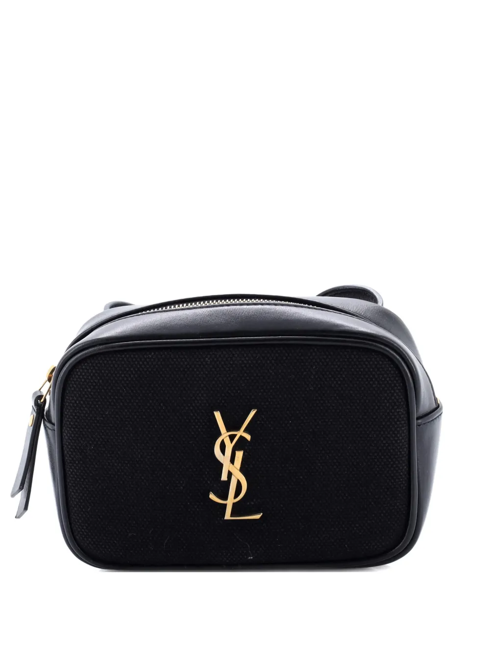 Saint Laurent Pre-Owned Lou Canvas with Leather belt bag | Black | Image 1