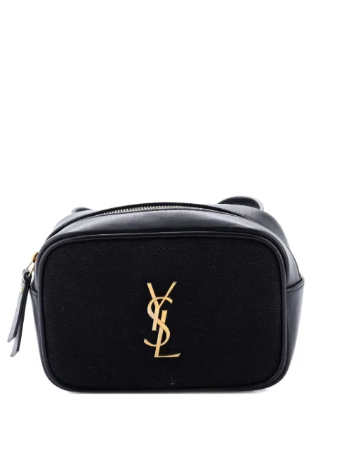 Saint Laurent Pre-Owned Lou Canvas with Leather belt bag