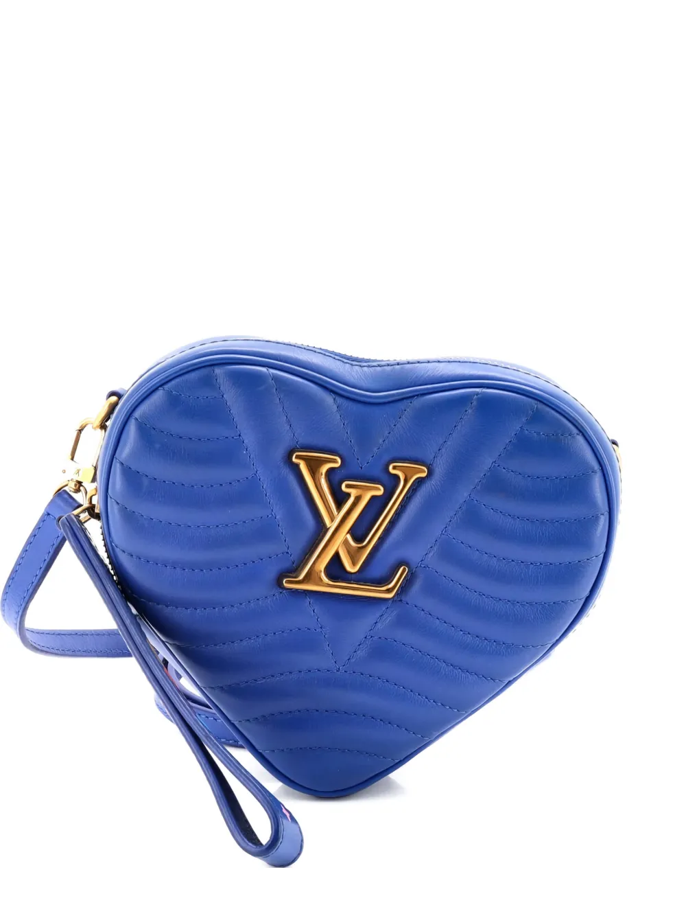 Louis Vuitton Pre-Owned New Wave Heart Quilted Leather crossbody bag - Blu