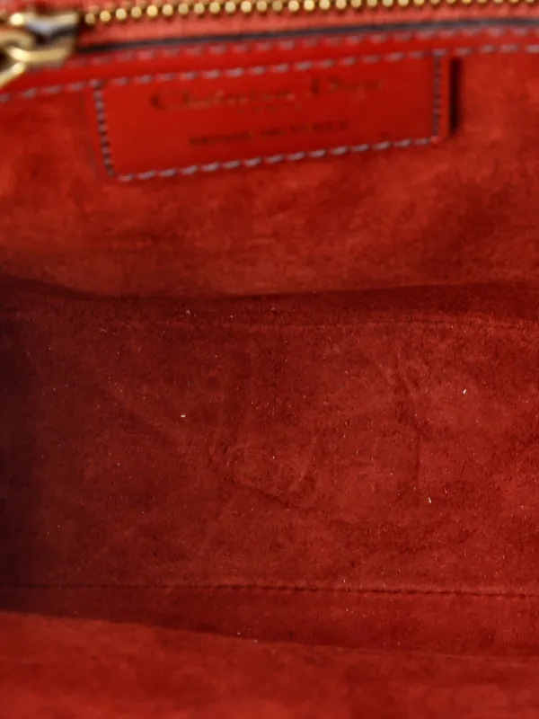 Christian Dior Pre-Owned D-Fence サドルバッグ S | レッド | FARFETCH JP