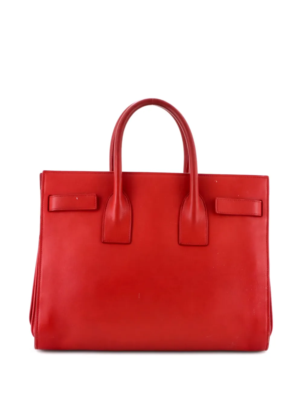 SAINT LAURENT Pre-owned Sac De Jour Bag Leather Small Satchel In Red