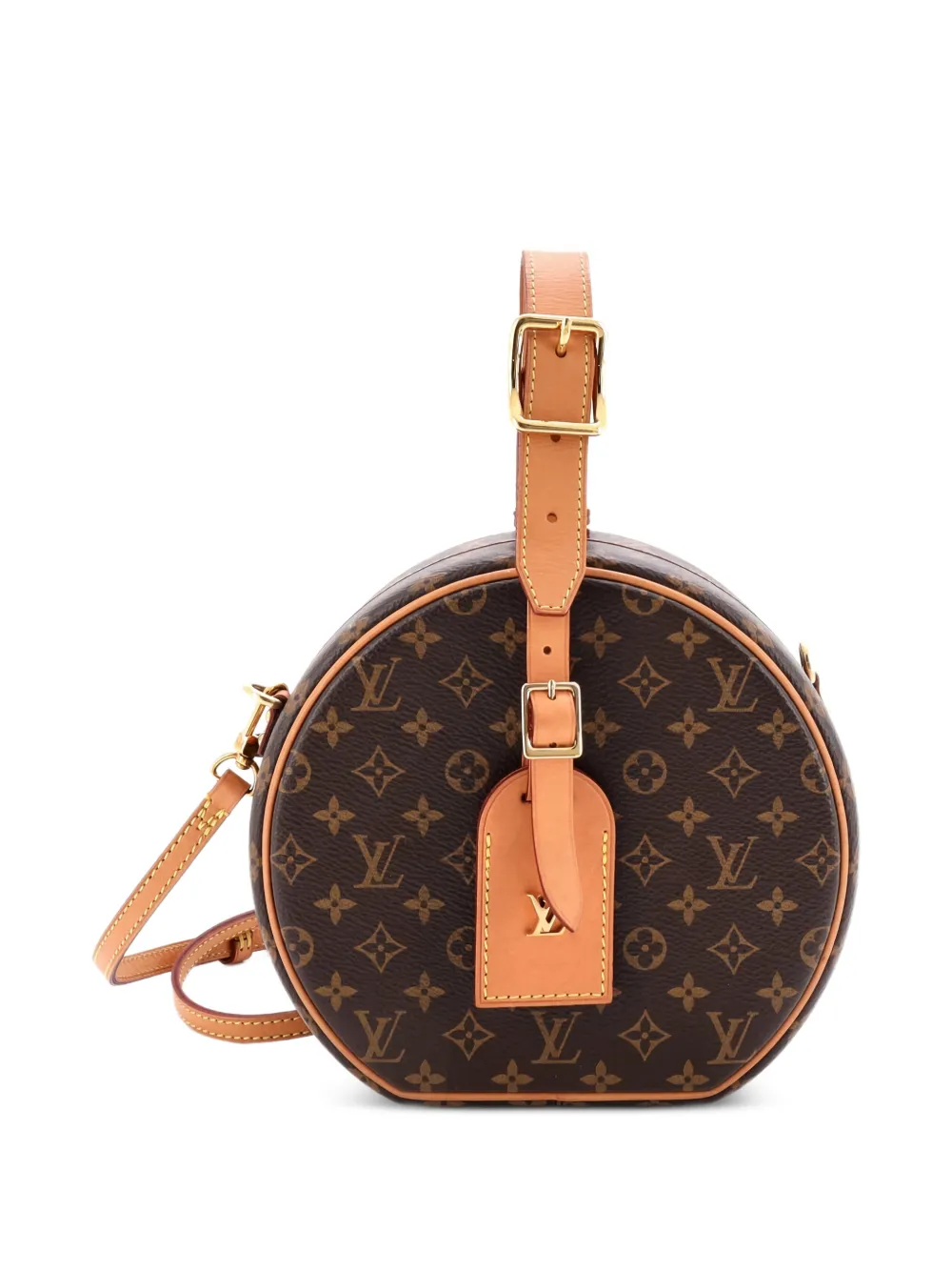 Louis Vuitton Pre-Owned Petite Boite Chapeau Bag Monogram Canvas crossbody bag - Marrone