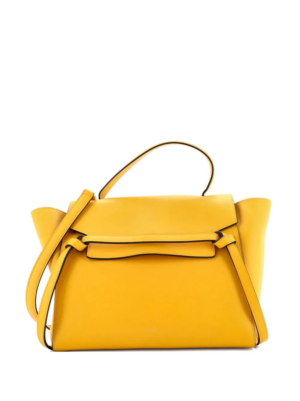 Celine Pre-Owned Belt Bag Calfskin Medium satchel - Giallo