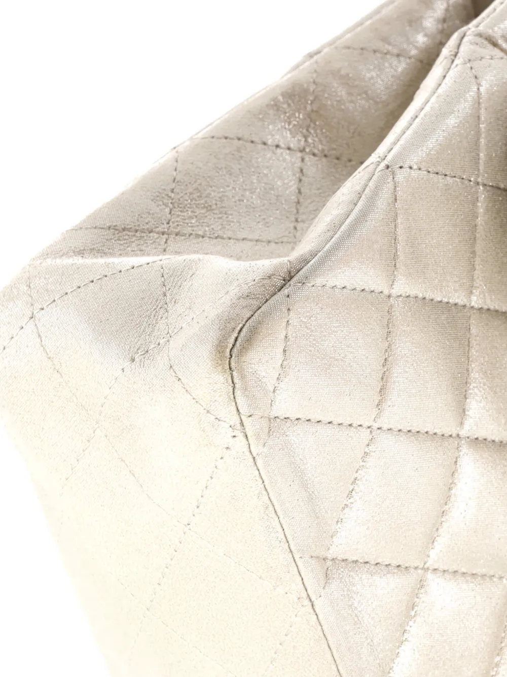 Classic Double Flap Bag Quilted Metallic Lambskin Medium Shoulder Bag