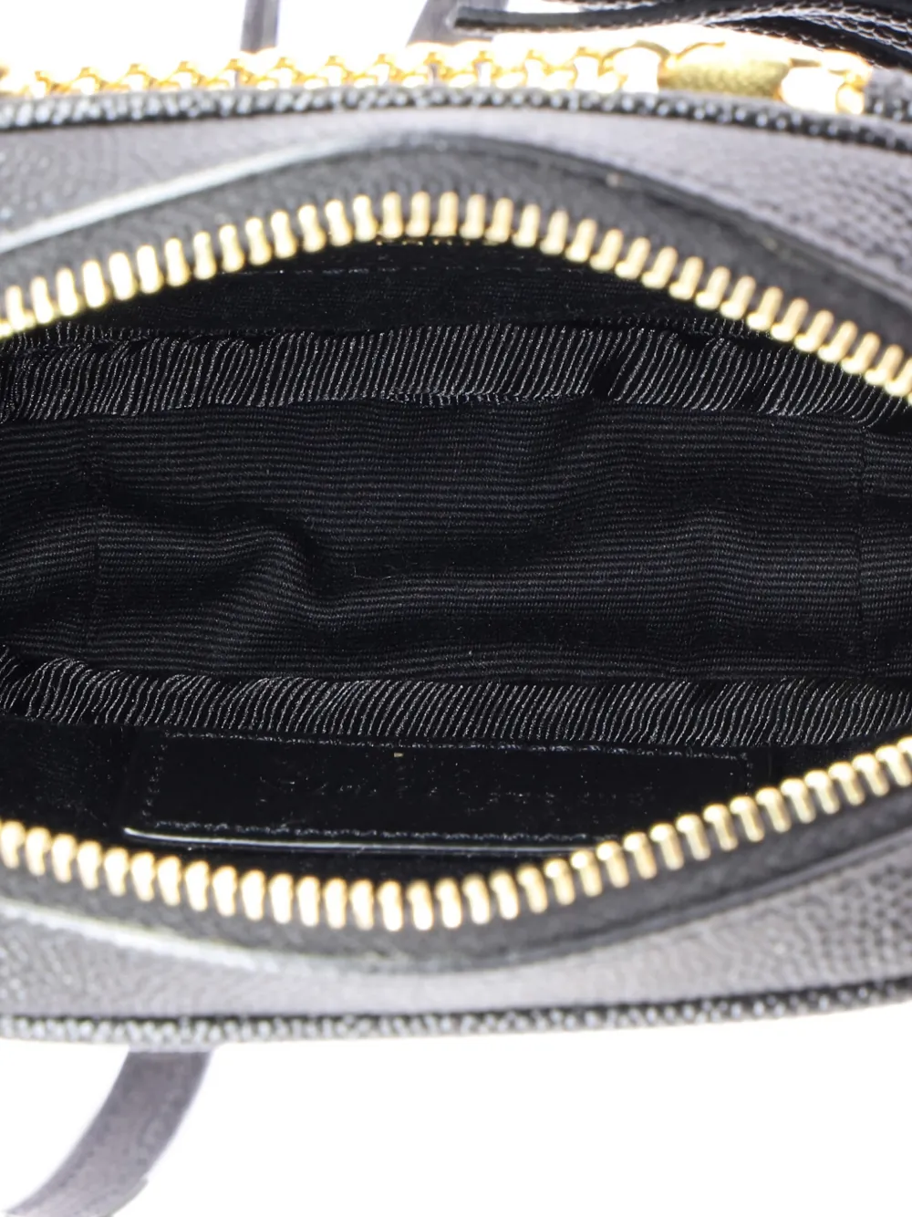 Click to view more detailed imagery on our partner's website Pre-owned Saint Laurent Lou Camera Bag Matelasse Chevron Leather Baby Crossbody Bag In Black