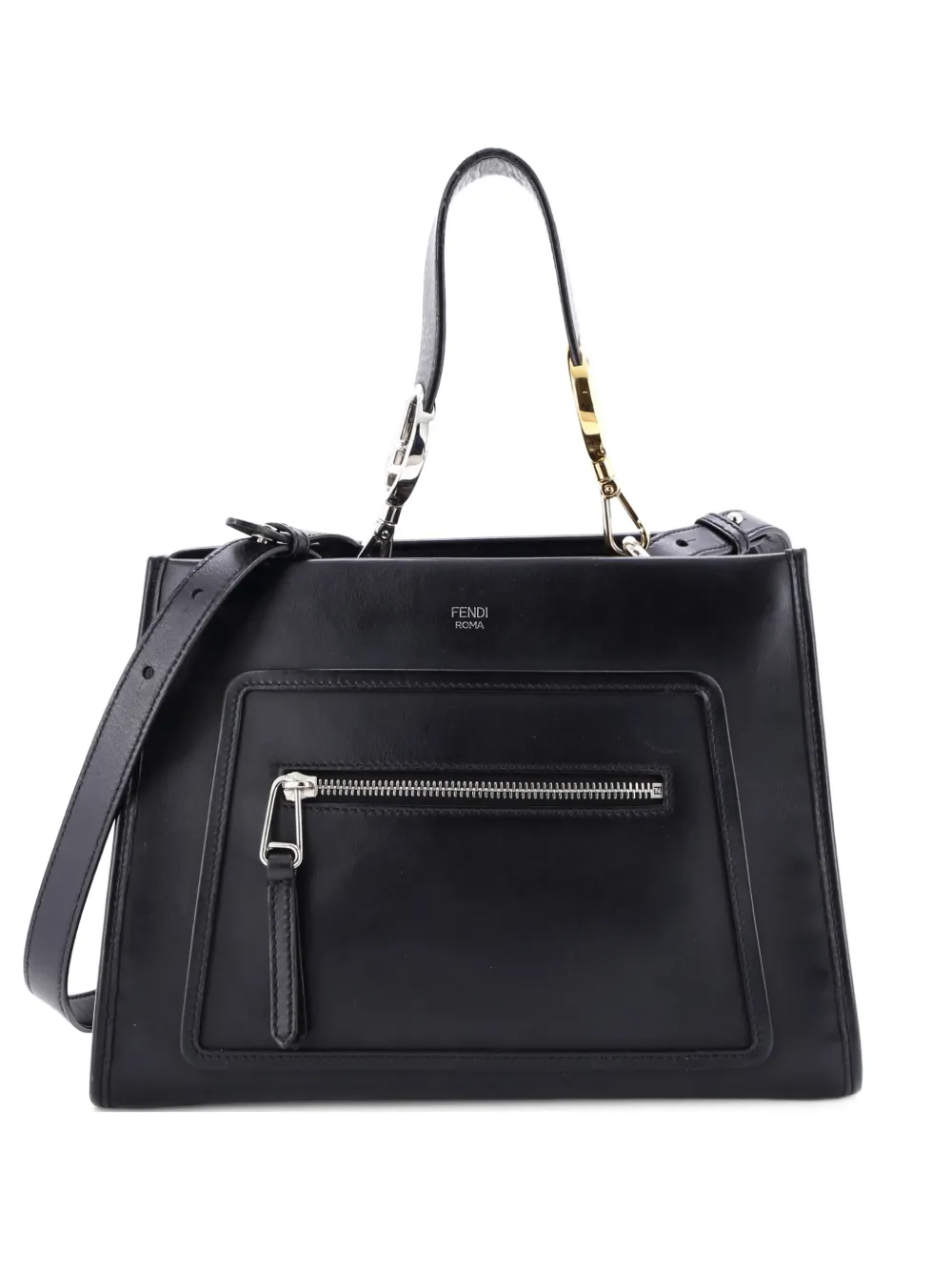 Fendi Pre-Owned Runaway Bag Leather Small satchel - Nero