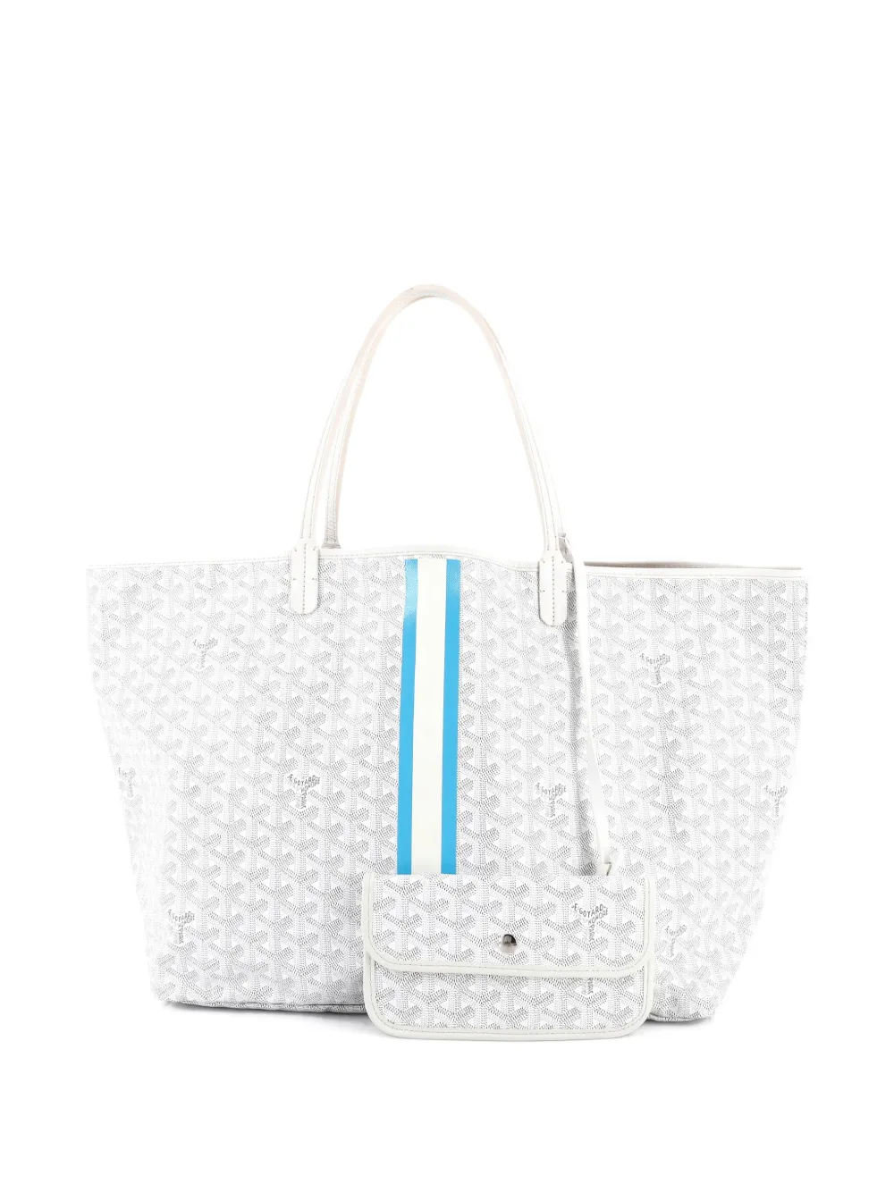 Goyard Pre-Owned Saint Louis Printed Coated Canvas GM tote bag - Bianco