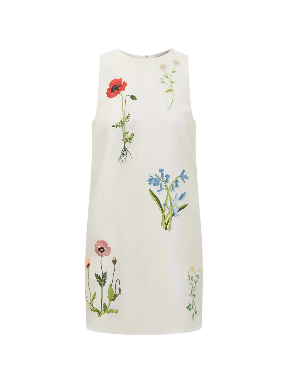Stella McCartney floral embroidered dress - White