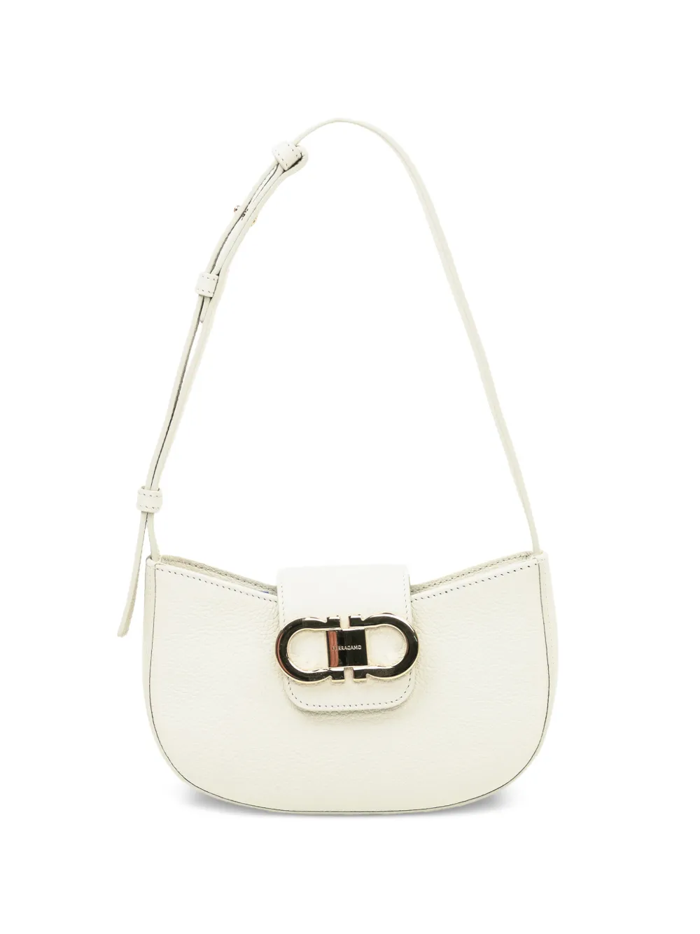 Ferragamo Gancini shoulder bag - Nude