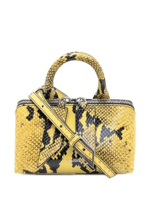 The Attico mini Friday snakeskin-effect tote bag