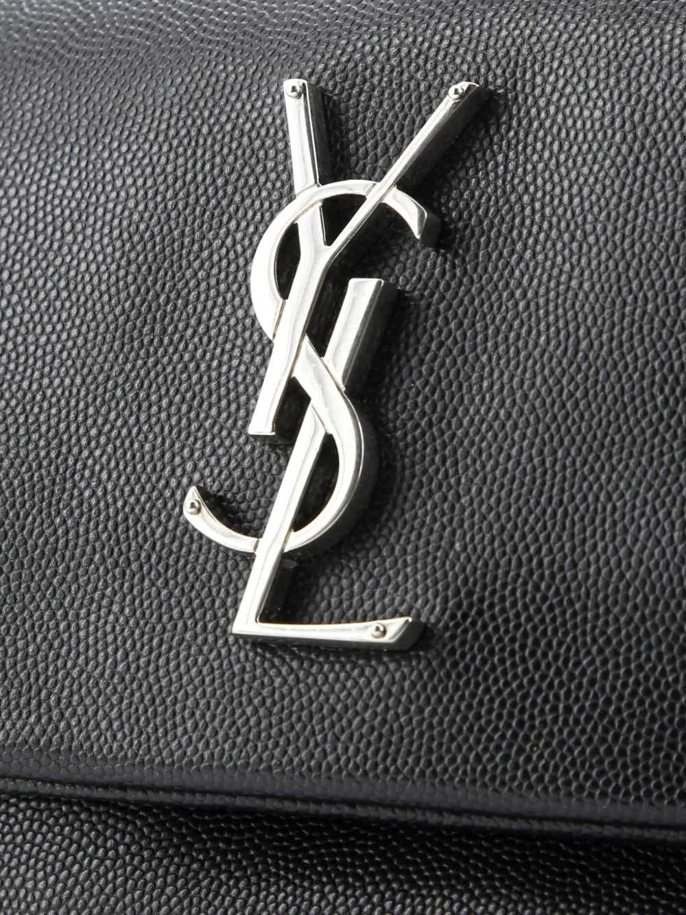 Pre-owned Saint Laurent West Hollywood Shoulder Bag Leather Medium Crossbody Bag In Black