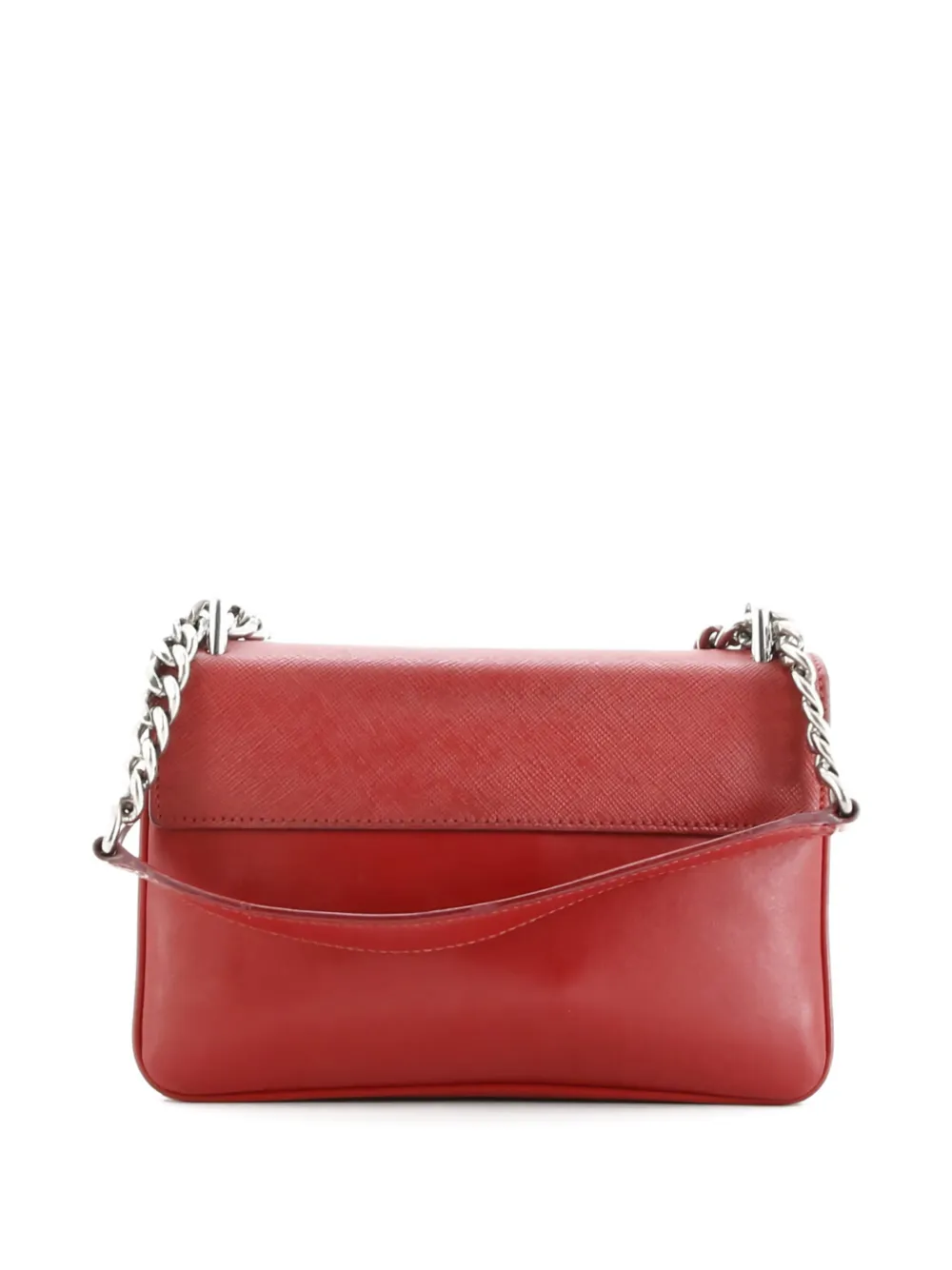 Prada Pre-Owned Chain Flap Saffiano and Soft Calf Small crossbody bag | Pre-Owned | Image 2