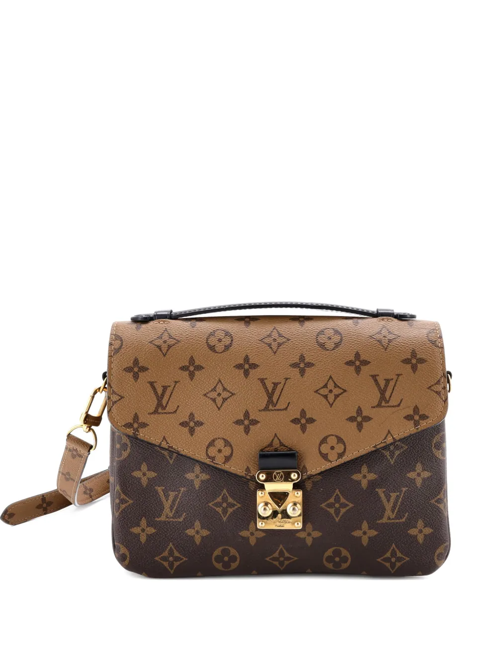 Louis Vuitton Pre-Owned Pochette Metis Reverse Monogram Canvas crossbody bag - Marrone