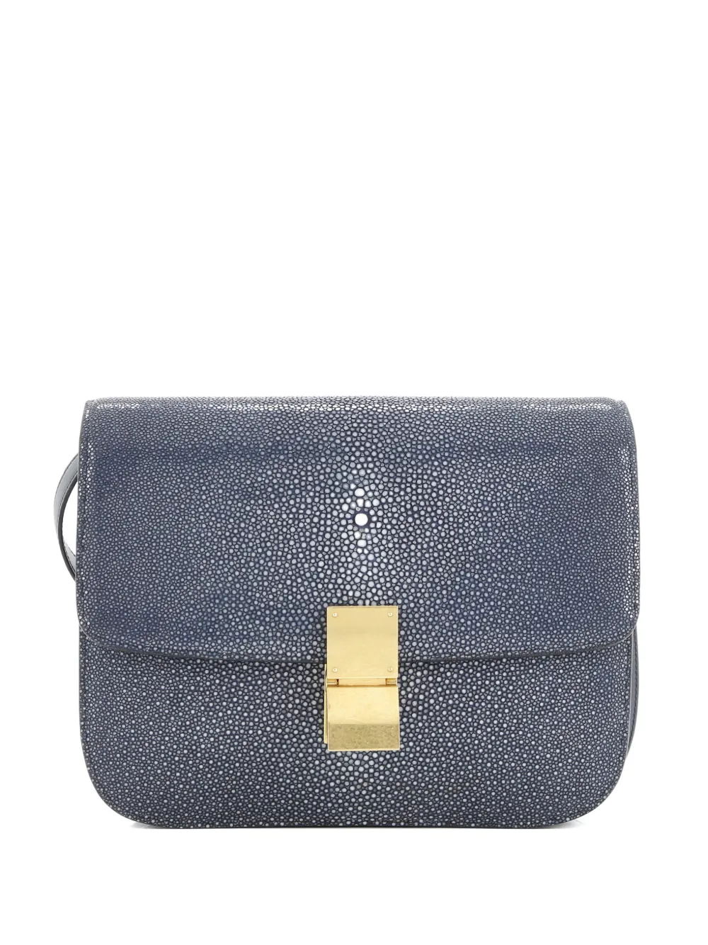 Celine Pre-Owned Classic Box Bag Stingray Medium shoulder bag - Blu