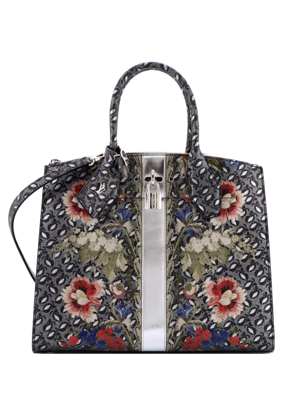 Louis Vuitton Pre-Owned City Steamer Handbag Floral Printed Epi Leather MM tote bag - Silber