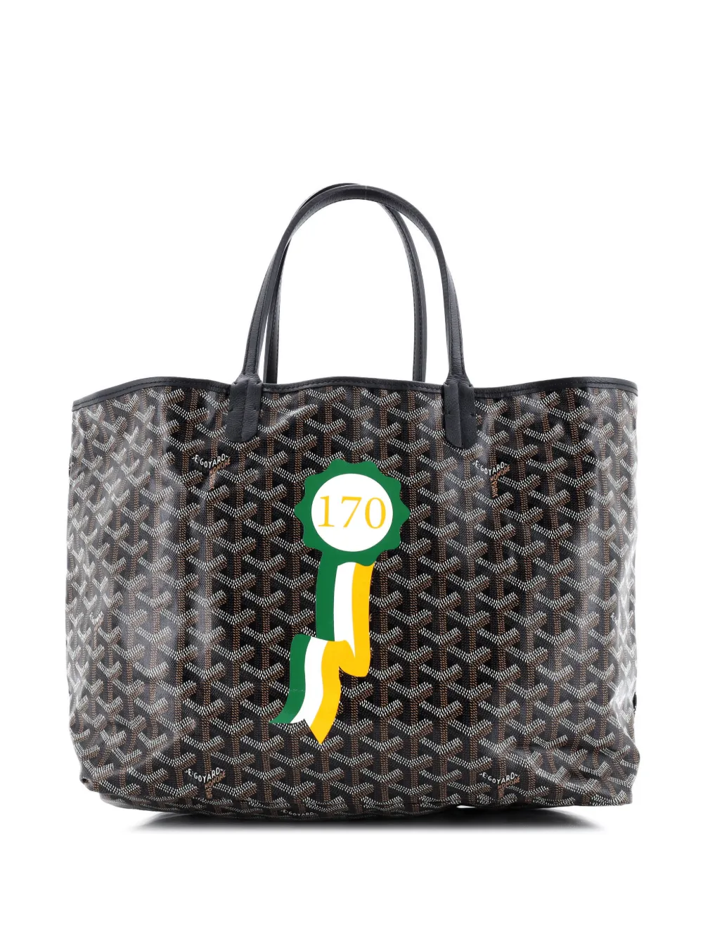 Goyard Pre-Owned Saint Louis Printed Coated Canvas PM tote bag - Nero