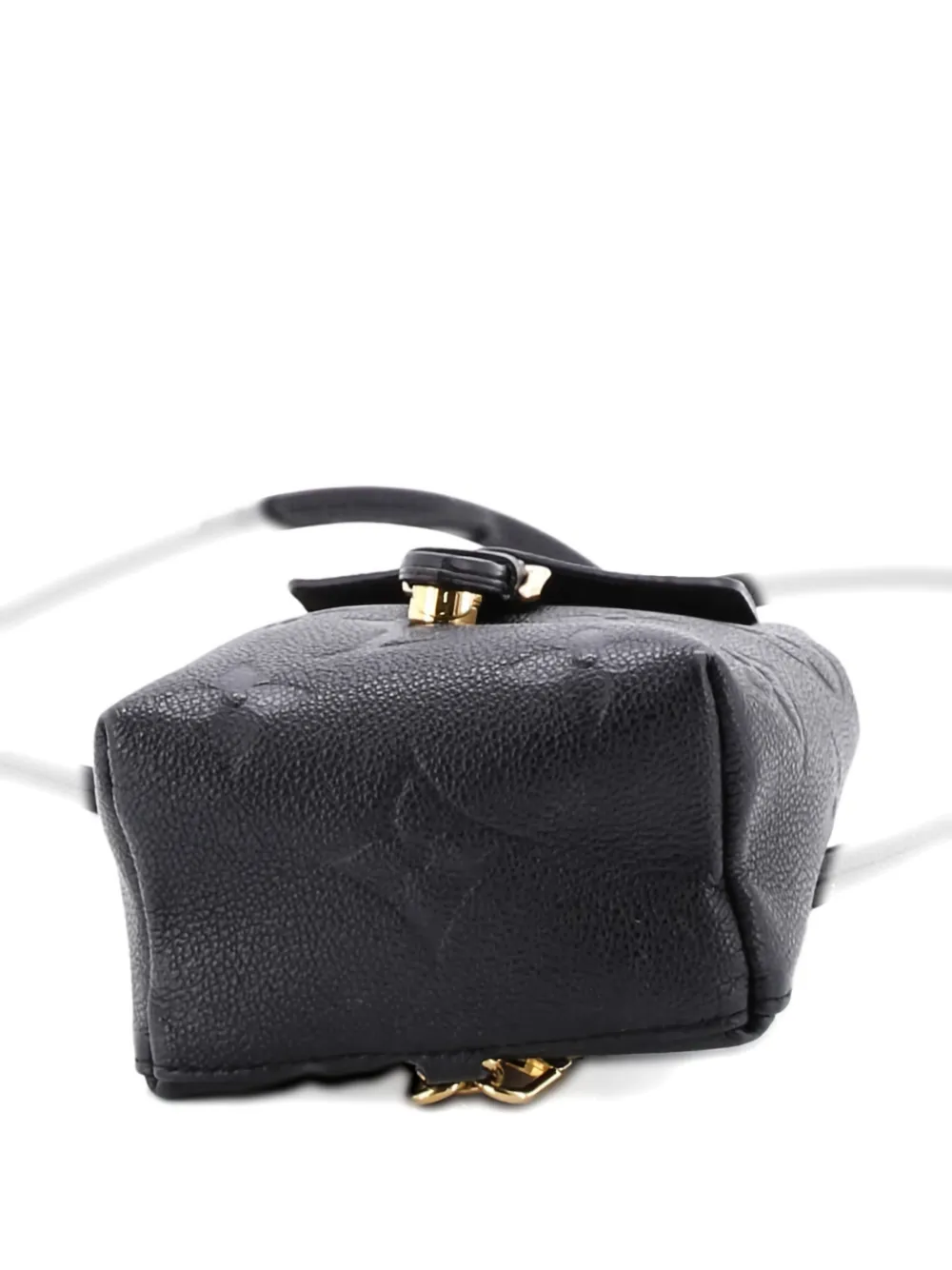 Pre-owned Louis Vuitton Tiny Monogram Empreinte Giant Backpack In Black