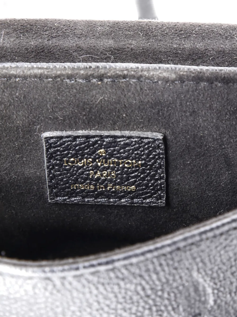 Pre-owned Louis Vuitton Tiny Monogram Empreinte Giant Backpack In Black