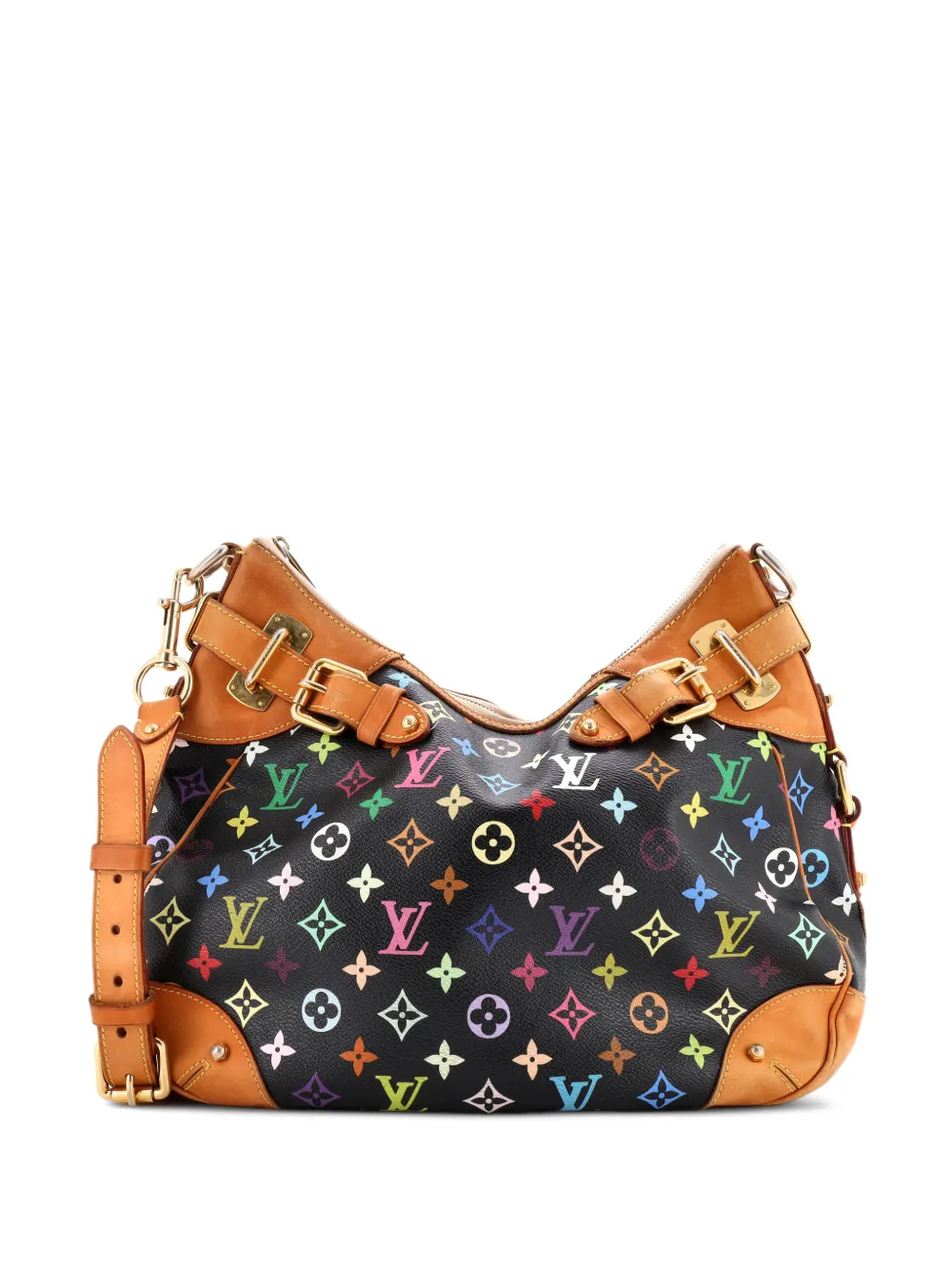 Louis Vuitton Pre-Owned Greta Handbag Monogram Multicolor hobo bag - Nero