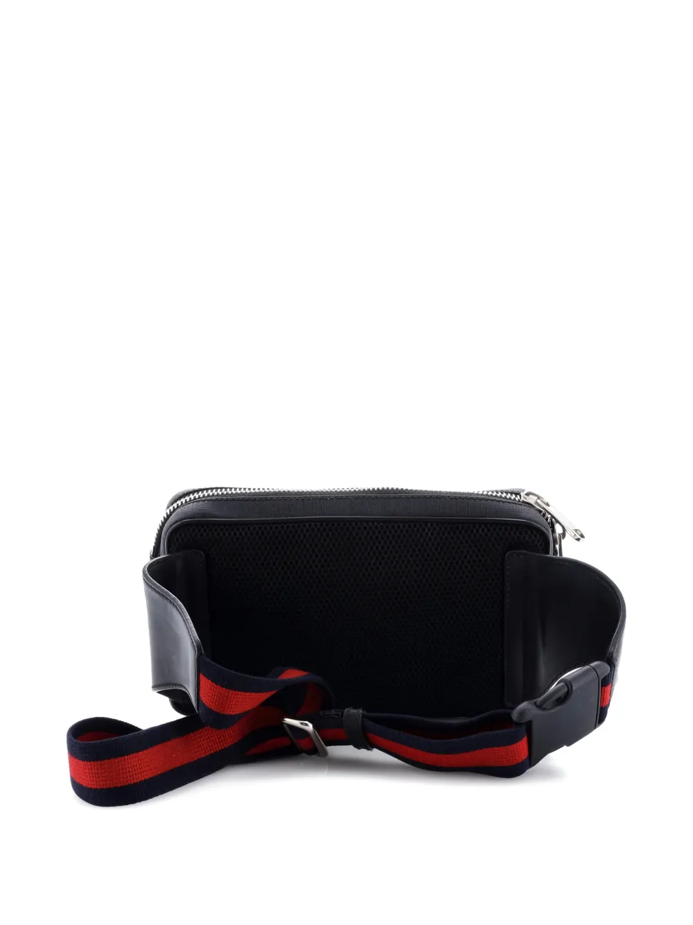  Gucci Pre-owned Petit Sac Banane Soft Zip Gg En Toile Enduite - Noir 