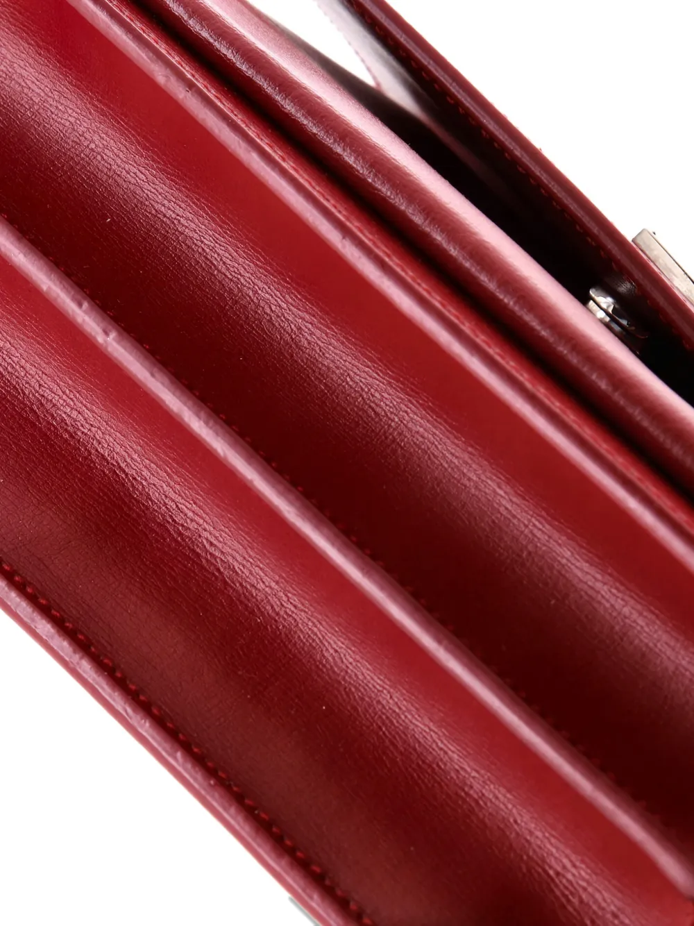 Click to view more detailed imagery on our partner's website Pre-owned Saint Laurent Sunset Leather Medium Crossbody Bag In Red