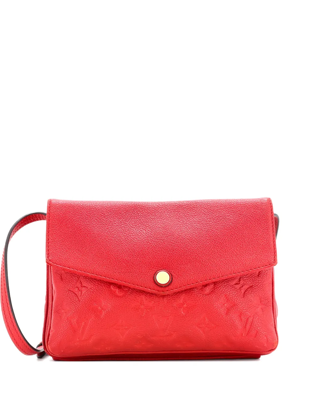Louis Vuitton Pre-Owned Twice Handbag Monogram Empreinte Leather crossbody bag - Red