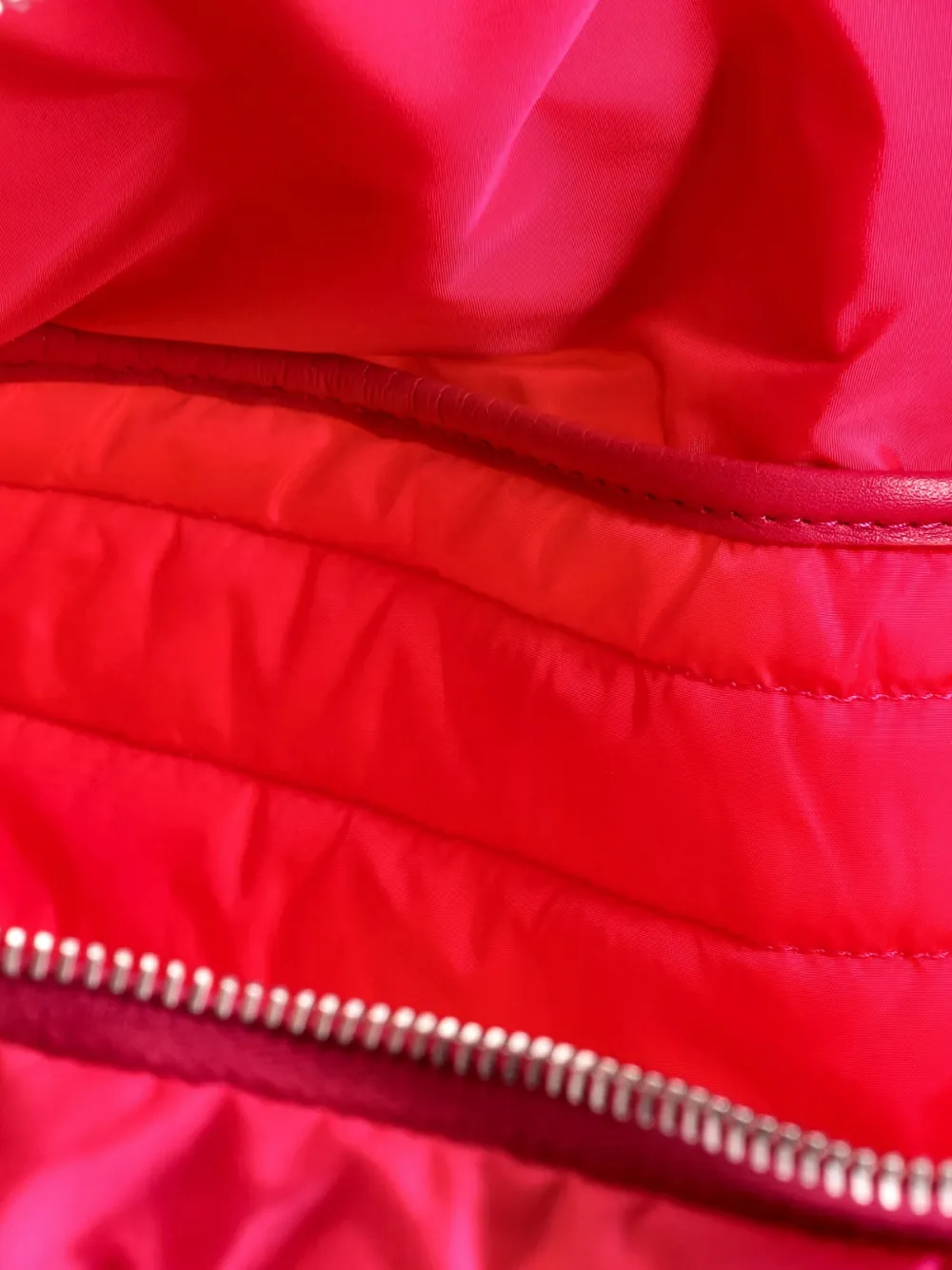 CHANEL Pre-owned Soft Shell Flap Bag Vertical Quilted Nylon Jumbo Shoulder Bag In Pink