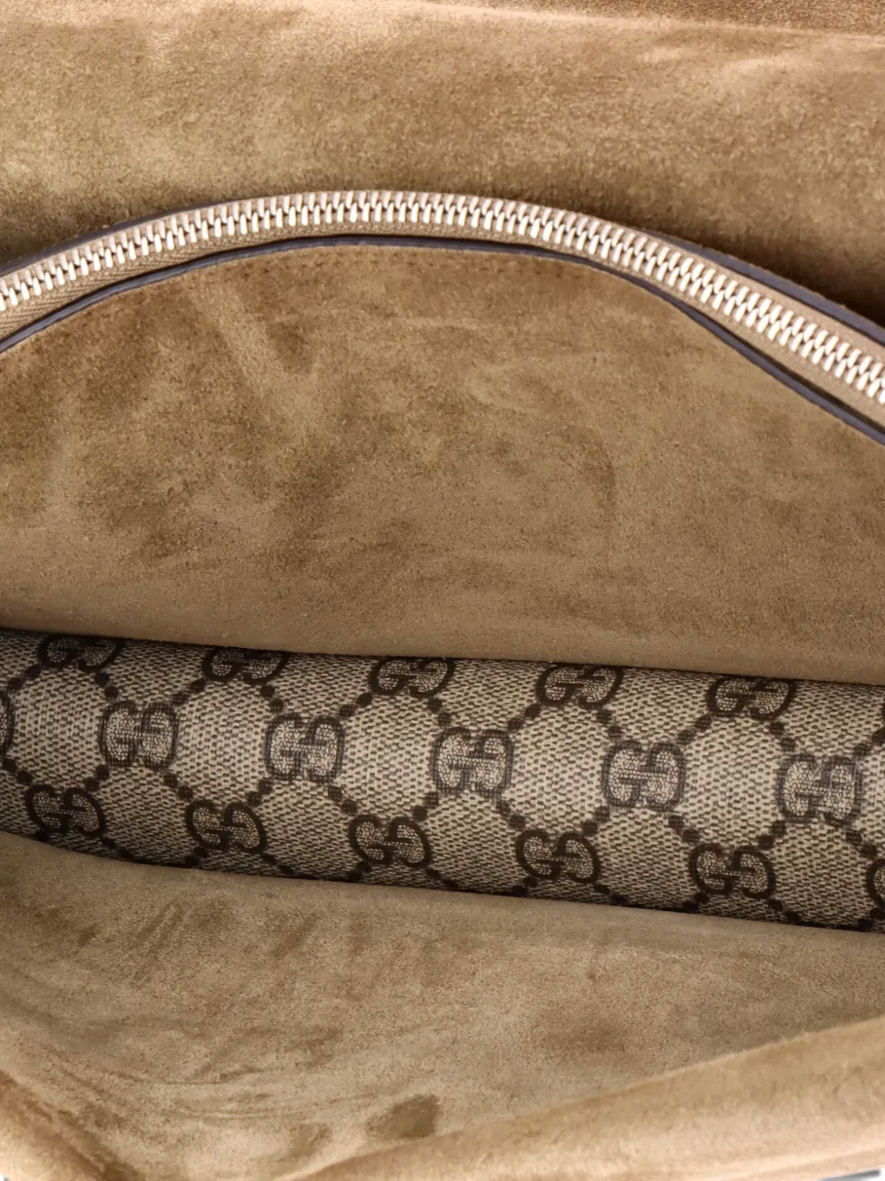 Pre-owned Gucci Dionysus Bag Gg Coated Canvas And Leather Small Shoulder Bag In Brown