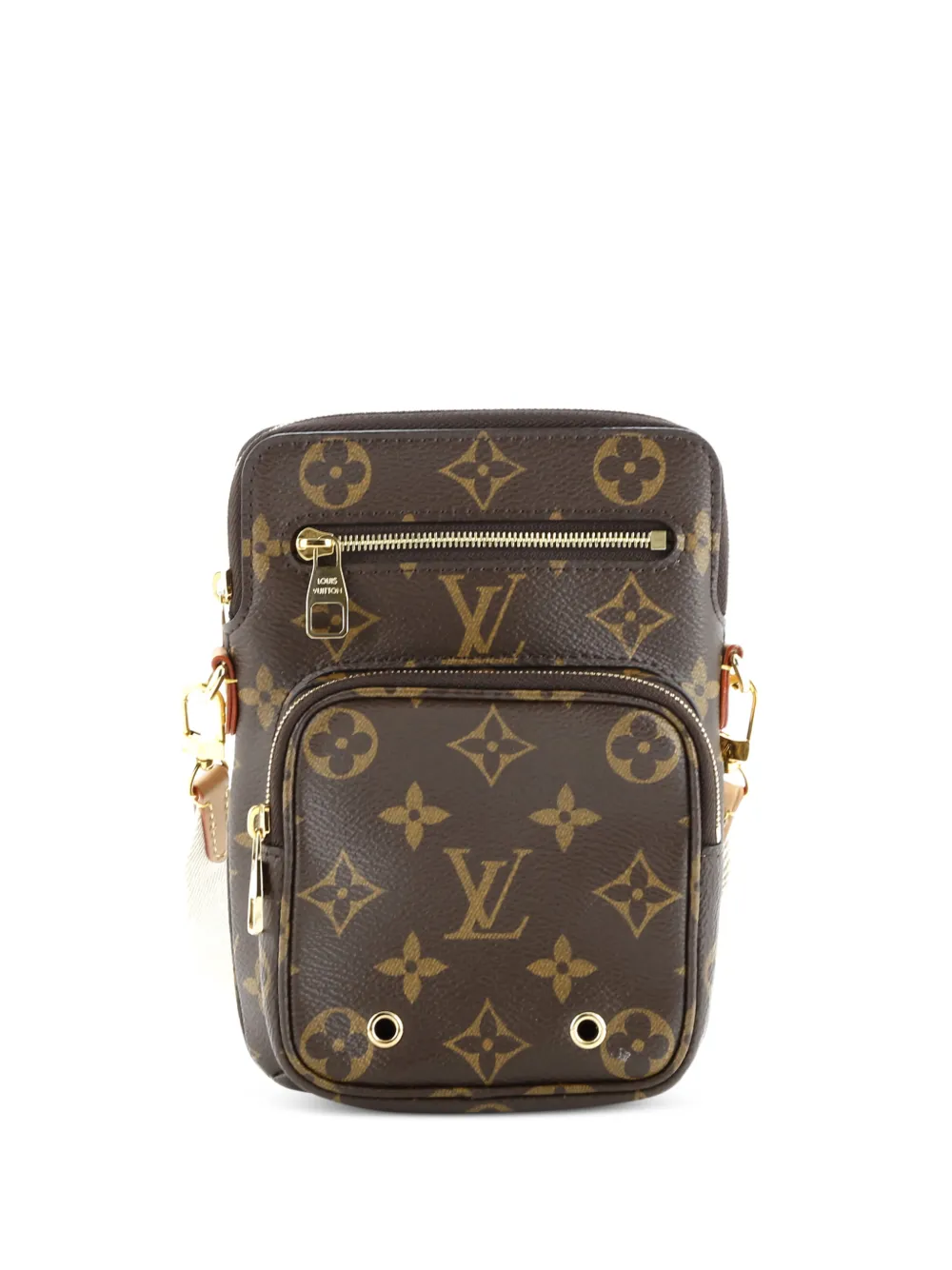 Louis Vuitton Pre-Owned Utility Phone Sleeve Bag Monogram Canvas crossbody bag - Marrone