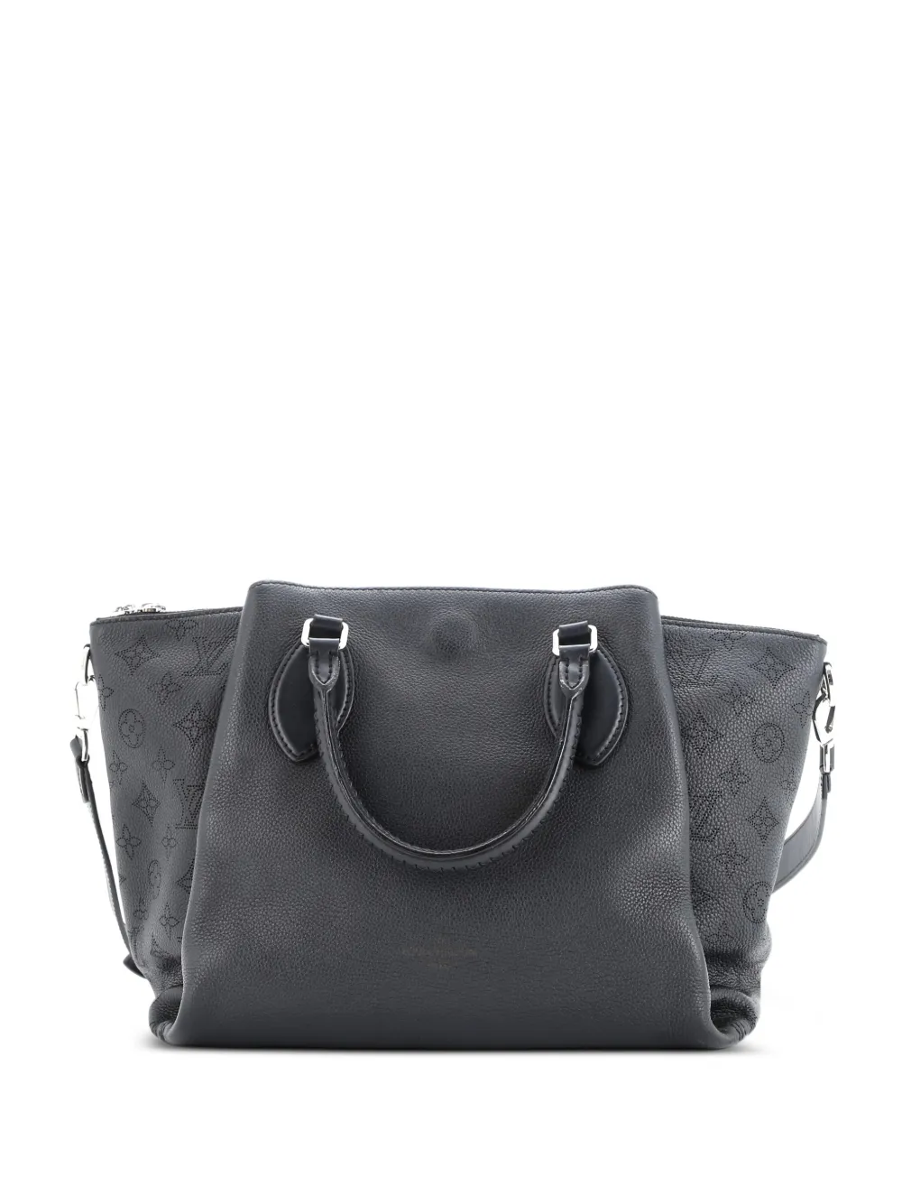 Louis Vuitton Pre-Owned Haumea Handbag Mahina Leather satchel - Nero