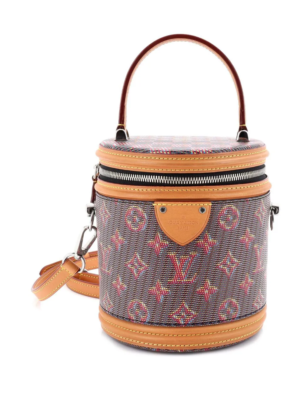 Louis Vuitton Pre-Owned Cannes Handbag Damier Monogram LV Pop Canvas satchel - Mehrfarbig